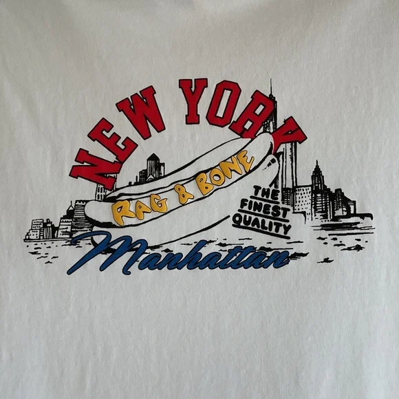 rag & bone women’s NY Hot Dog Tee - Picture 7 of 12